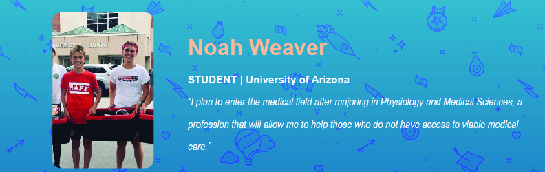 I plan to enter the medical field after majoring in Physiology and Medical Sciences, a profession that will allow me to help those who do not have access to viable medical care.